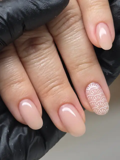 Russian manicure by Sasha.B.B.B Nail Studio in Boca Raton