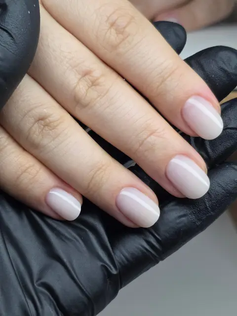 Russian manicure by Sasha.B.B.B Nail Studio in Boca Raton