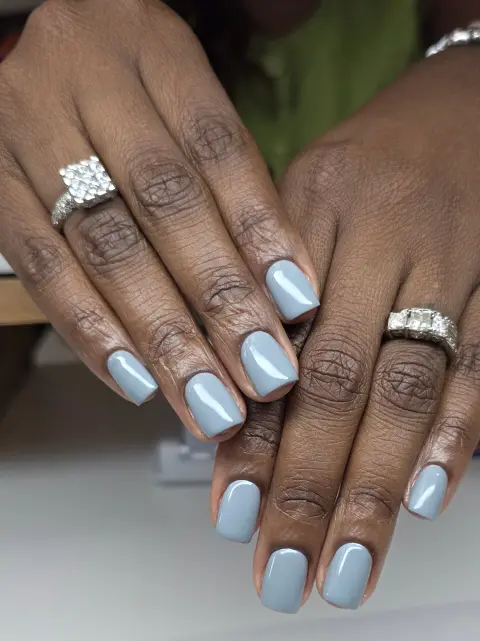 Russian manicure by Sasha.B.B.B Nail Studio in Boca Raton