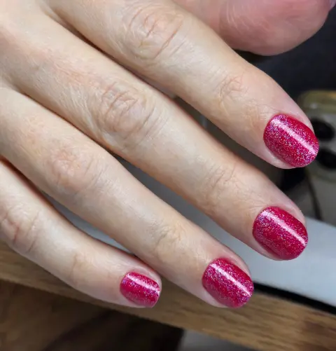 Russian manicure by Sasha.B.B.B Nail Studio in Boca Raton