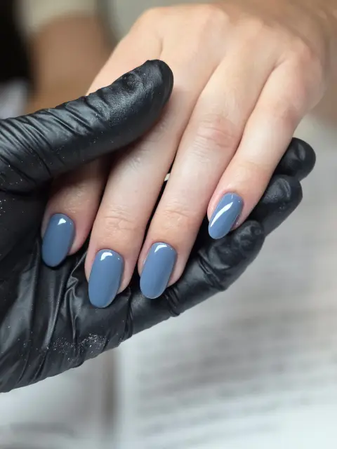 Russian manicure by Sasha.B.B.B Nail Studio in Boca Raton