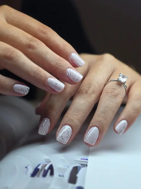 Russian manicure by Sasha.B.B.B Nail Studio in Boca Raton