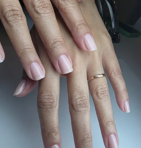 Russian manicure by Sasha.B.B.B Nail Studio in Boca Raton