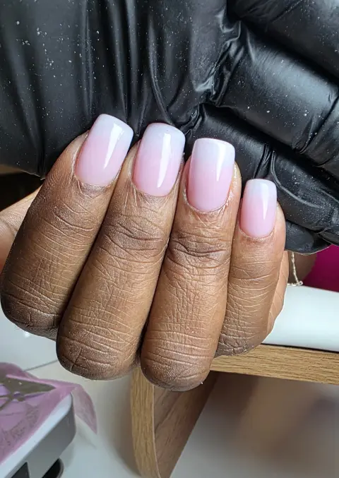 Russian manicure by Sasha.B.B.B Nail Studio in Boca Raton