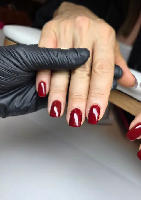 Russian manicure by Sasha.B.B.B Nail Studio in Boca Raton
