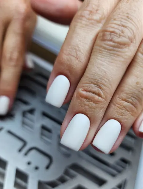 Russian manicure by Sasha.B.B.B Nail Studio in Boca Raton