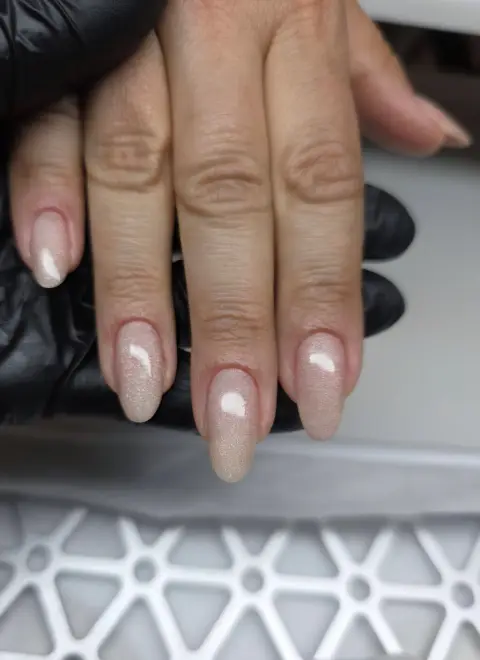 Russian manicure by Sasha.B.B.B Nail Studio in Boca Raton
