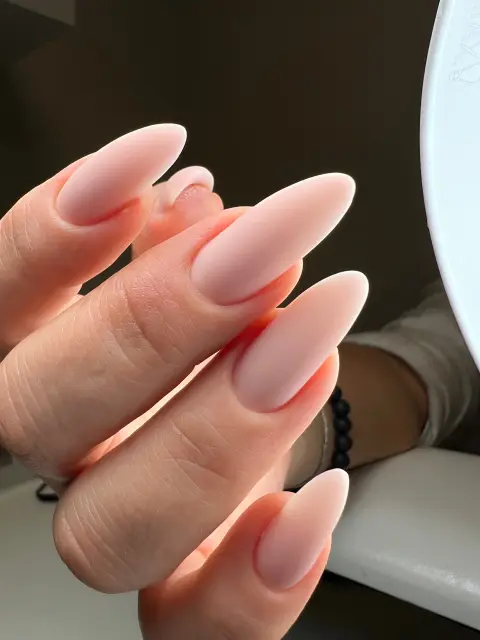 Russian manicure by Sasha.B.B.B Nail Studio in Boca Raton